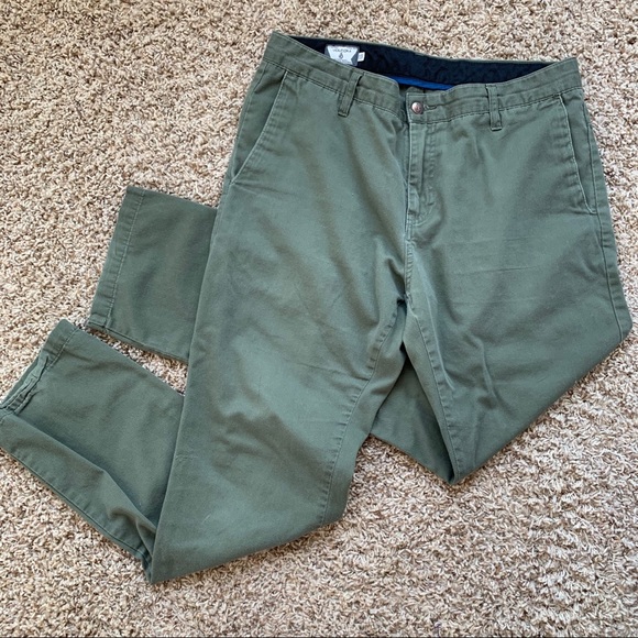 Volcom Other - VOLCOM army green olive lounger pants Size 34